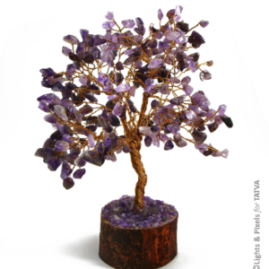 gemstone tree, christmas tree, crystal tree decor, wire tree of life, healing crystal, magic tree, housewarming gift, feng shui home decor, feng shui christmas, family gift, purple amethyst tree, purple haze home, fathers day gifts