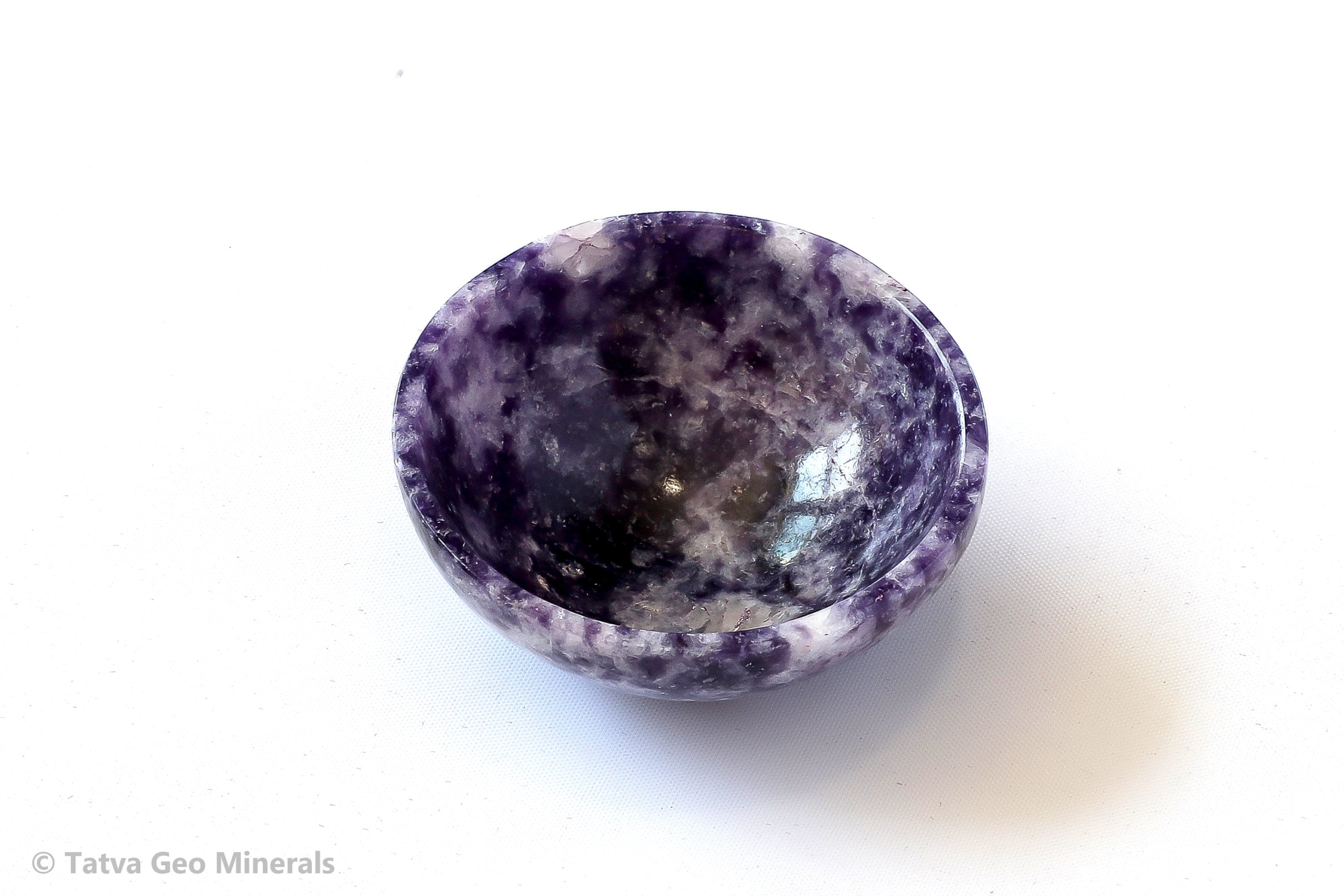 Natural Lepidolite Bowl - Offering Bowl - Jewelry Holder - Crystal Bowl