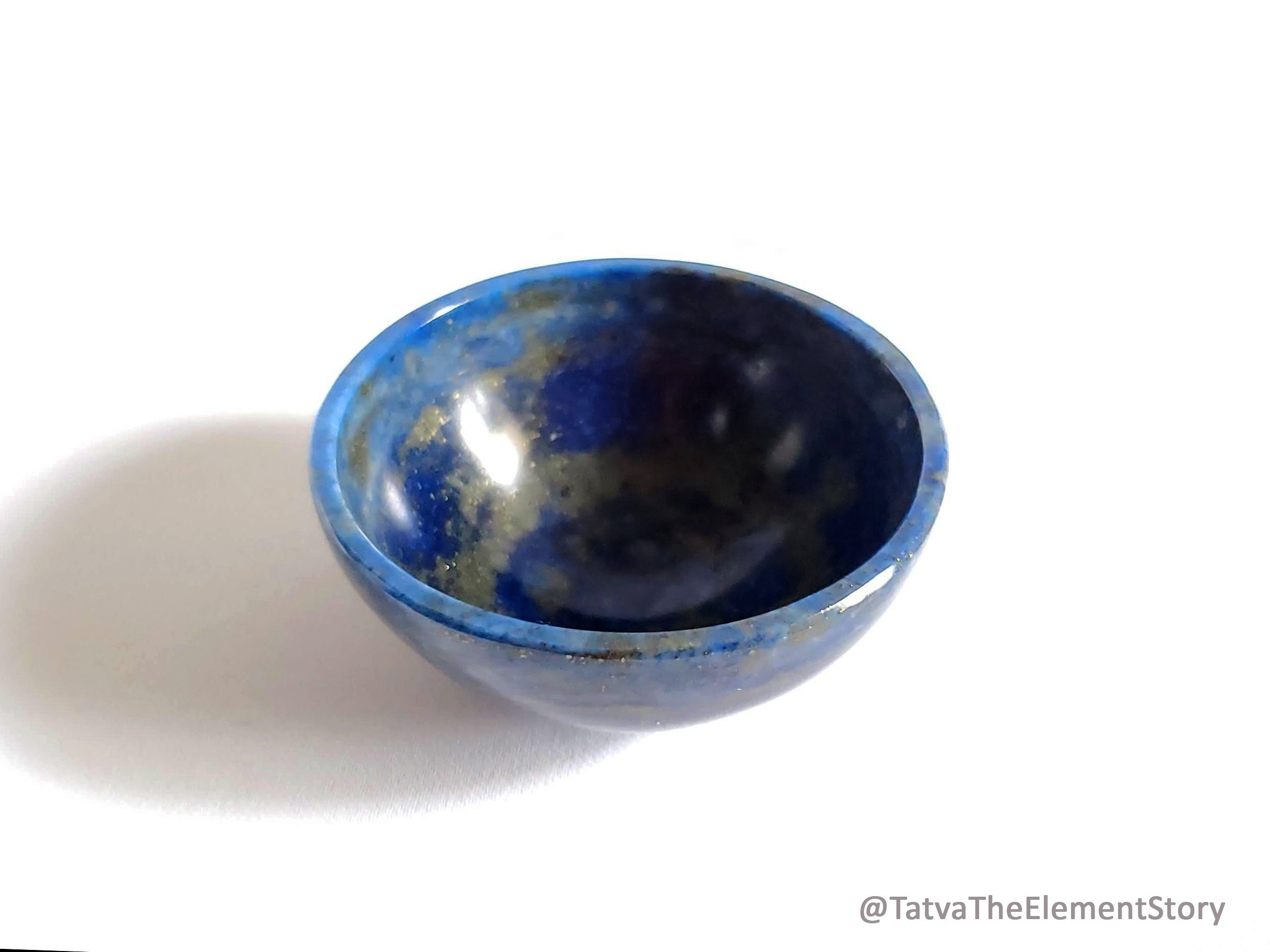 Lapis Lazuli Bowl - Natural - 2 Inch - Blue
