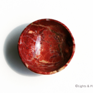 Red Jasper Bowl - Natural Stone - Offering Bowl - Ring Holder - 2 and 3 inch