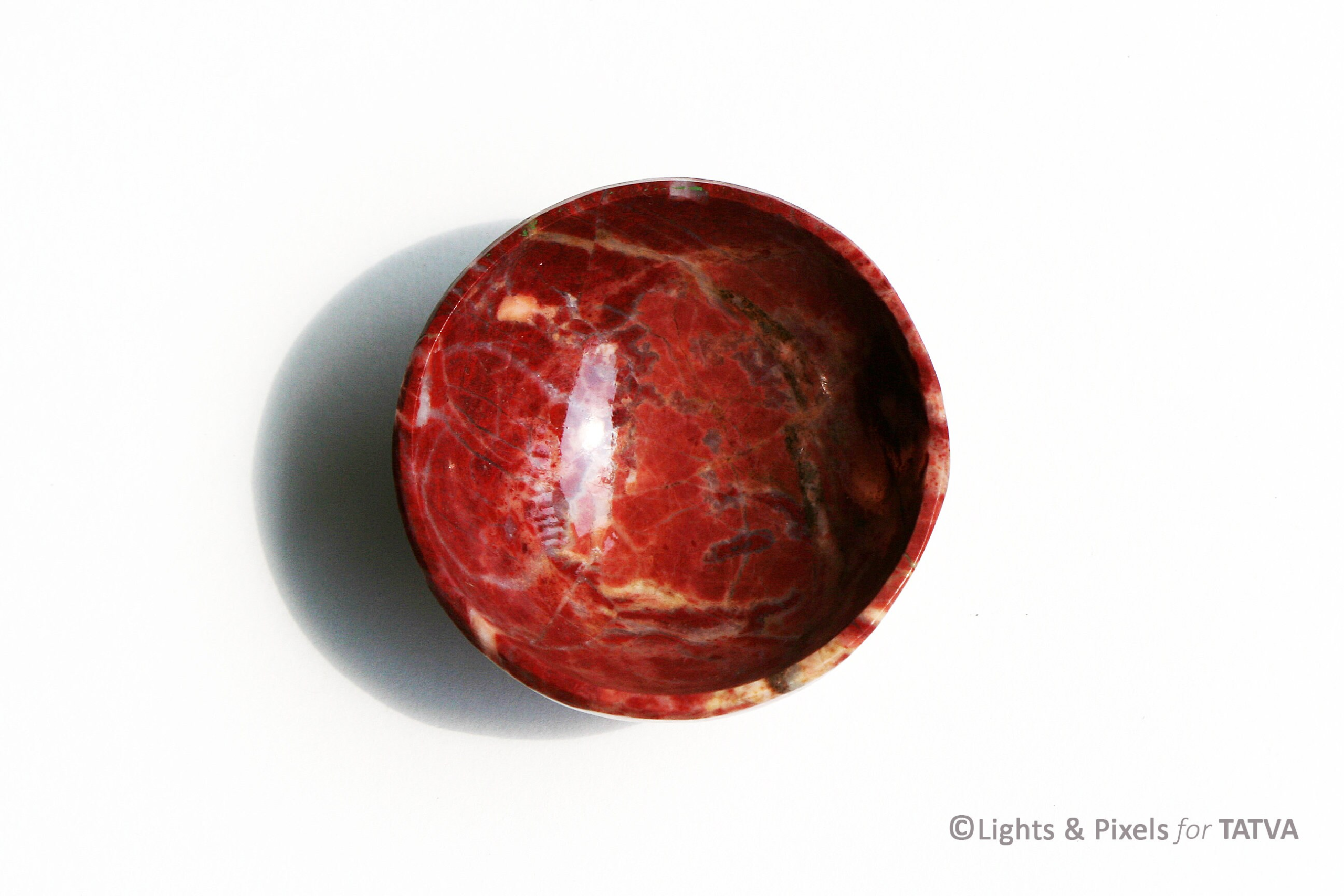 Red Jasper Bowl - Natural Stone - Offering Bowl - Ring Holder - 2 and 3 inch