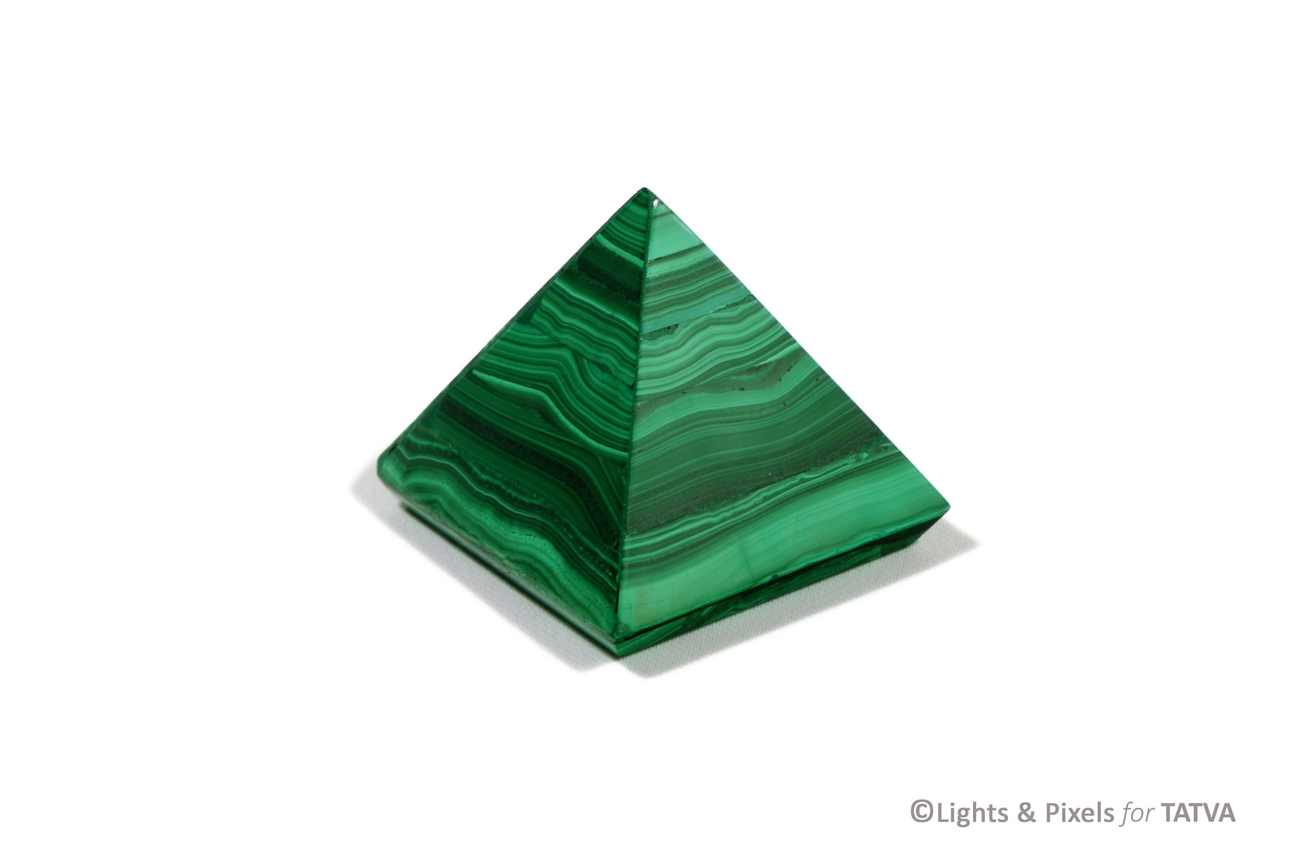 Malachite Pyramid - Home Decor - 5 sizes - Energy Pinnacle